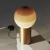 Lampe de table MARSET Dipping Light, hauteur 22 cm, crème/laiton