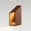 Lampe pour socle LED MARSET Domus Hauteur 26 cm, aluminium brun rouill...