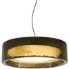 Suspension LED MARSET Ringo, Ø 70 cm, gris fumé foncé