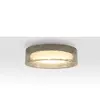 Plafonnier LED MARSET Ringo, Ø 70 cm, plastique gris fumé