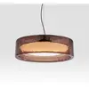 Suspension LED MARSET Ringo, Ø 70 cm, rose, plastique TRIAC