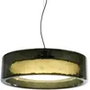 Suspension LED MARSET Ringo, Ø 70 cm, verte, plastique TRIAC