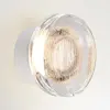 Applique murale d'extérieur LED MARSET Roc, Ø 17 cm, blanc/translucide