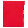 Intercalaires Pergamy - carte lustrée 225 g - A4+ - 6 touches - neutre...