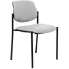 Nowy Styl Chaise Fixe - Piqueras Y Crespo - Villalgordo - Similicuir Gris - Châssis Noir - Violet