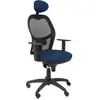 Piqueras y Crespo Chaise de bureau avec appui-tête Jorquera Malla P&C NSPAZMC Navy Blue 