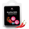 Secret Play Boules de Massage Triple Effect Brazilian Balls x2