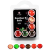 SECRET PLAY Boules de Massage Aromatisées Brazilian Balls Mix x6