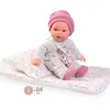 Antonio Juan Poupée Kíka sac 27 cm pleure sans sa tétine (Rose)