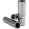 Douille hexagonale 65mm. de long à 3/8' par 12mm. Chrome JBM 13325