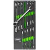 Jbm Clé à Cliquet Combinée Set In Carbon Fiber Finish Eva Tray 12 Pieces