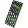 Jbm Jeu De Clés à Douille Set In Carbon Fiber Finish Eva Tray 11 Pieces L Type Socket