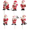 Generique - Générique - Dekora - Kit de Décoration de Gâteau avec Figurines de Noël - Sapins et Père Noël