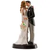 Dekora - 305058 Figurine Mariage 3D Couple Marié se Donnant un Bisou, 18cm