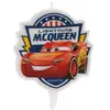 bougie anniversaire 2d cars 7.5cm - dekora 346215