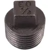 Bouchon fonte noire à visser - M 1'1/4 - N° 291 - Atusa