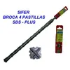 Foret Sifer 4 plaquettes SDS-Plus 6x110