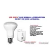 FPLUS Ampoule à réflecteur LED TALOX R80 E27 10W 6500K lumière blanche