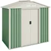 Abri de jardin en métal Nybro 2.43m2 - Garantie 10 ans - 201x121x176cm...
