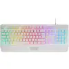 Mars Gaming MK124 clavier Jouer USB Français Blanc - Neuf