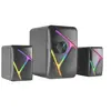 Mars Gaming MS-H21 Altavoces Gaming RGB 2.1 y Subwoofer 35W Negro