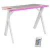 Bureau Gamer - MARS GAMING - MGD100 RGB - Rose-Blanc