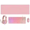 Ensemble Gaming - MCP - MCP-RGB3 - Rose - Clavier TKL - Souris RGB 3200 DPI