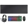 Mars Gaming Kit De Jeu Souris Clavier Casque Tapis De Souris Mcp-rgb3