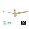 FABRILAMP Ventilateur de plafond Aguilon dc blanc 3 pales sans lumière