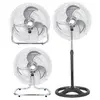 Fabrilamp - Ventilateur 3 en 1 Strong Noir 70W 3 Pales Aluminium