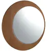 Angel Cerda Miroir mural rond noyer