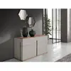 ANGEL CERDA Commode en bois gris et noyer 7168C, 135 x 48 x 76