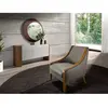 AC ANGEL CERDÁ Fauteuil en cuir gris 5126C, 68 x 88 x 87