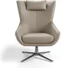 Angel Cerda Fauteuil pivotant en similicuir 5044C, 76 x 90 x 100 cm. -