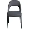 AC ANGEL CERDÁ Chaise en tissu avec structure en acier 4023C, 47 x 50 x 80 cm. -