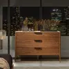 Angel Cerda Commode en fibre de verre effet marbreet 7044C, 120 x 45 x 80 cm -