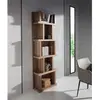 Angel Cerda Etagère en bois couleur noyer 3024C, 60 x 28 x 190 cm. -