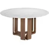 Angel Cerdà¡ Table à manger ronde marbre porcelaine 1137C, Ø150 x 75
