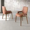 Chaise en croûte de cuir Angel Cerdà 51x58x79 cm