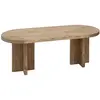 Decowood Table basse en bois de sapin vieilli 120x40cm