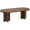 Decowood Table basse en bois de sapin marron 120x40cm