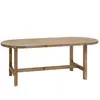 Decowood Table de salle à manger en bois de sapin vieilli 160x75cm