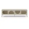 Drawer Meuble TV 4 portes en métal L180cm - Beige