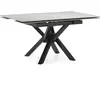 Drawer Table à manger extensible 6 à 8 personnes en céramique et métal 150-20