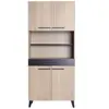 Buffet 4 portes+1 tiroir JENNI coloris ch ne clair