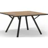 BUT Table de séjour carrée BENI imitation chêne et noir