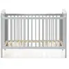 Lit bébé 60x120cm NOA coloris gris