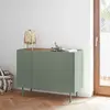 TEULAT Buffet 3 portes style contemporain en bois vert