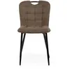Chaise en tissu CHAI coloris marron