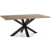 That's Casa Table rectangulaire avec pied en fer pour 6/8 personnes 180x76 cm